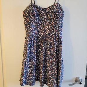 Fit and flare floral dress